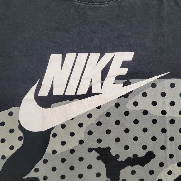 NIKE Center-Swoosh Shirt Womens Large 20x24 Cropped Faded - Picture 12 of 13